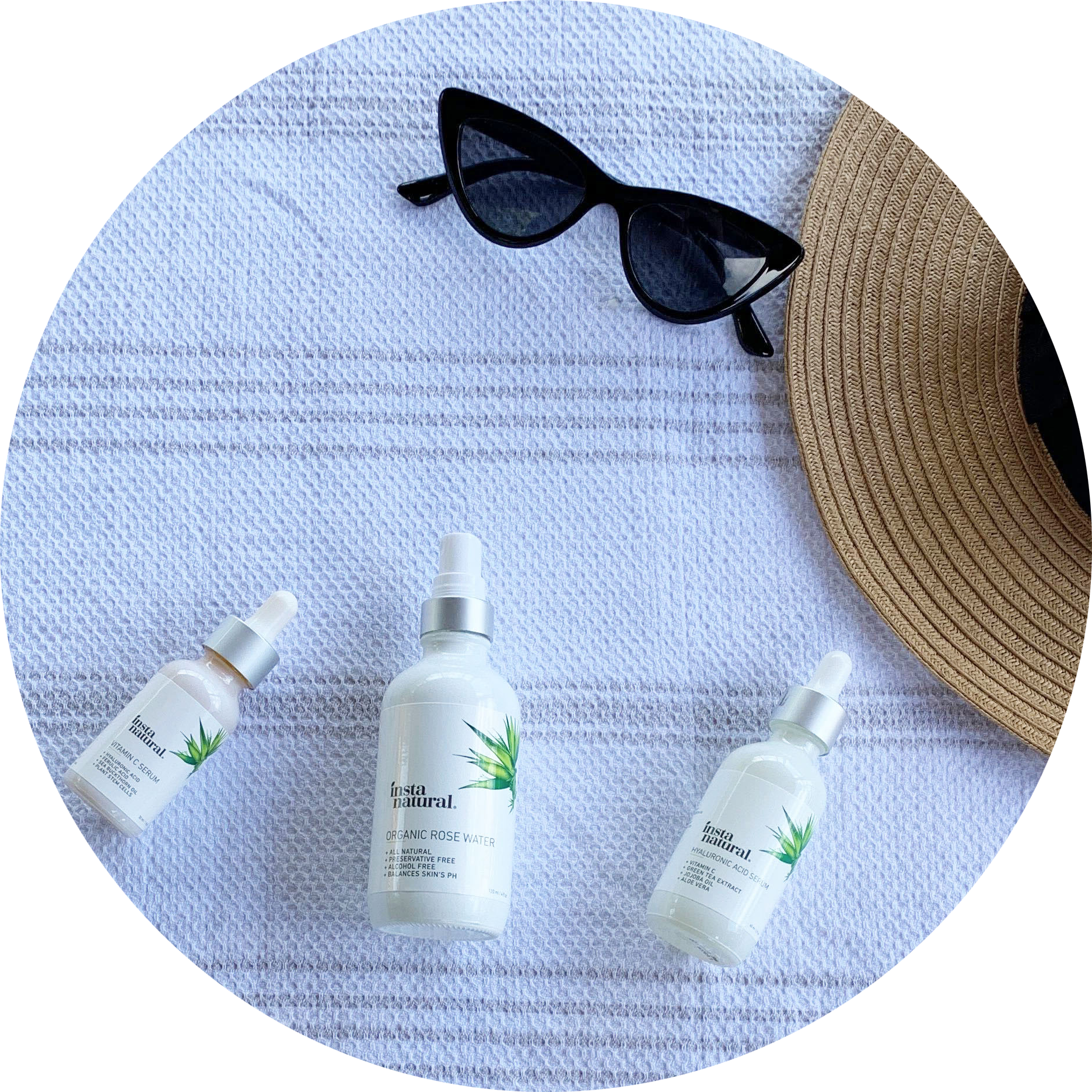 Prevent summer sun spots with InstaNatural product formulated to hydrate and protect your skin