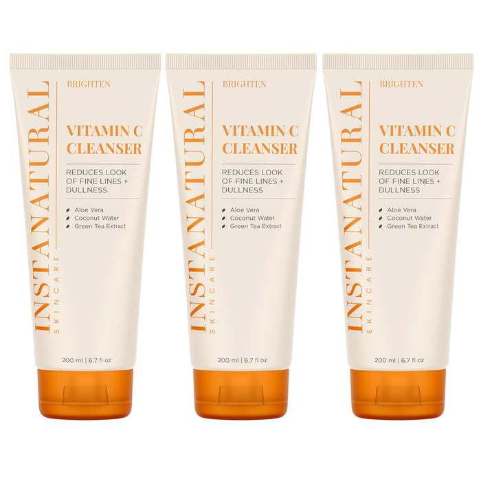 Vitamin C Cleanser, 6.7 FL Oz - 3 Pack - Instanaturals
