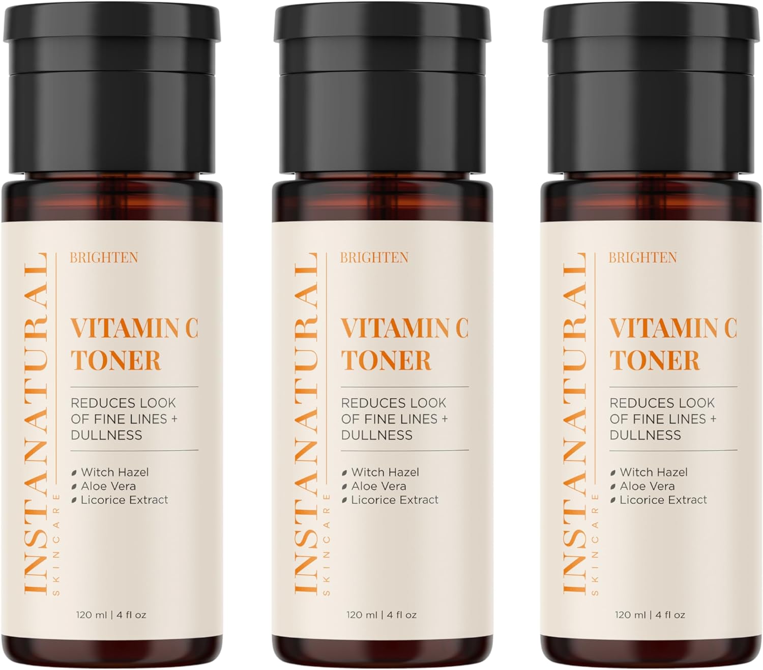 Vitamin C Face Toner, 4 Fl Oz - 3 Pack - Instanaturals