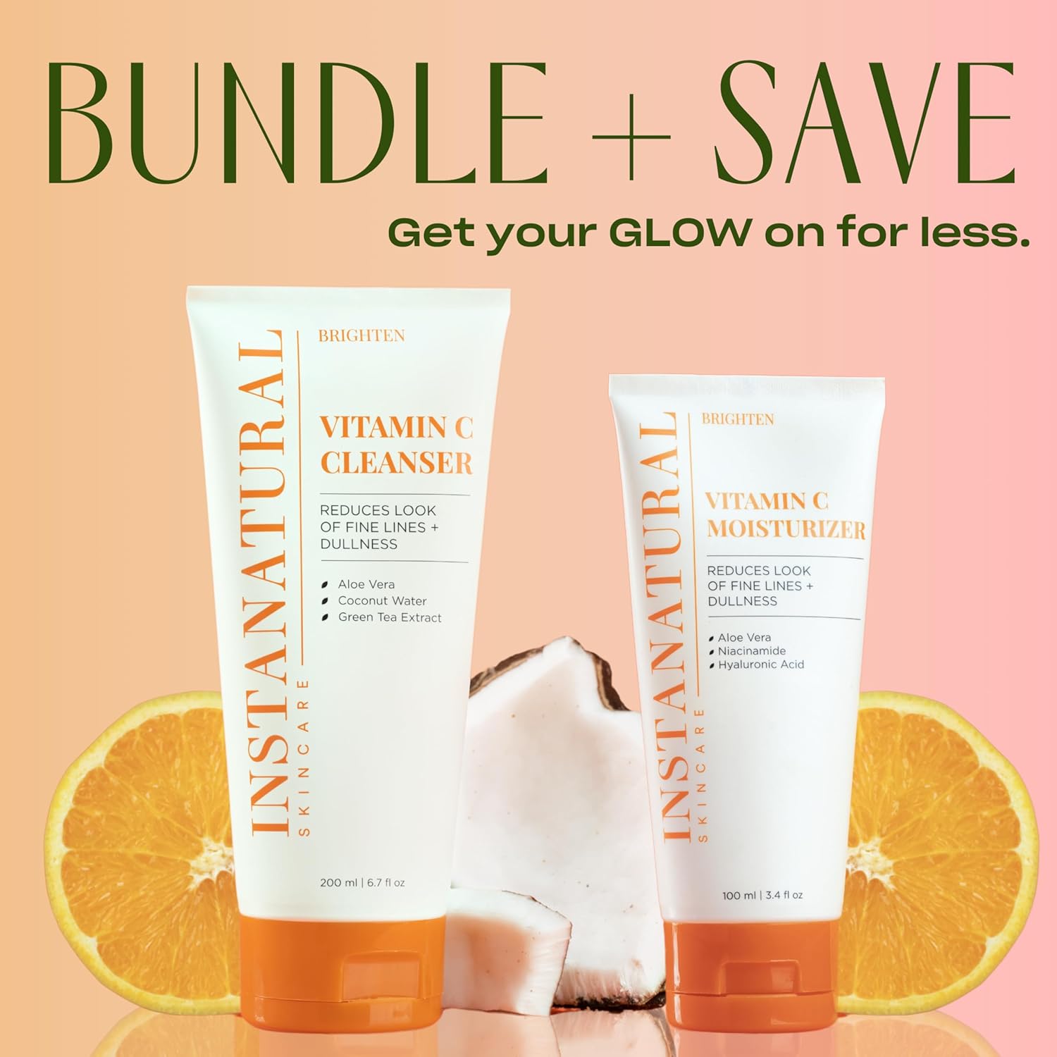 Vitamin C Fan Favorites Cleanser and Moisturizer Kit