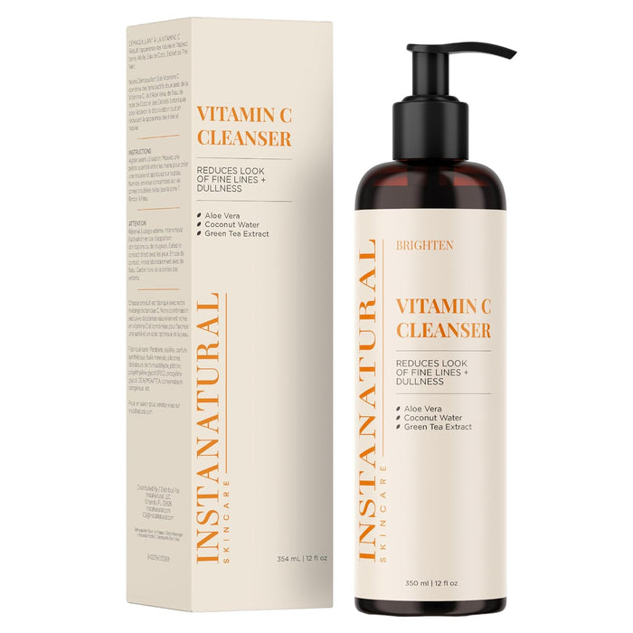Vitamin C Cleanser 12 oz PUMP - Instanaturals