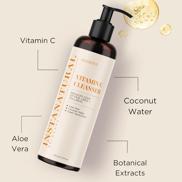Vitamin C Cleanser 12 oz PUMP - Instanaturals