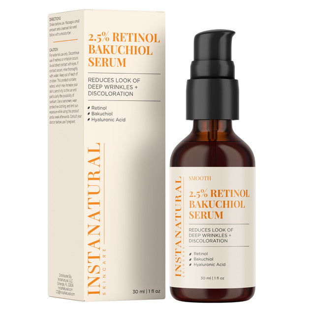 2.5% Retinol Bakuchiol Serum - Instanaturals